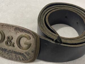 DOLCE & GABBANA D&G Leather Belt